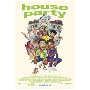 House Party Original DS Movie Poster 27" x 40" Snoop Dogg LeBron Anthony Davis